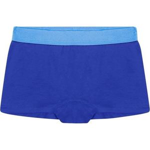 Meisjes shortys - 2 stuks - Zonder label en zijnaden - Blauw - Maat 110-116 - 5/6 jaar