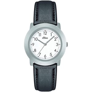 s.Oliver SO-1364-LQ Dames horloge, blauw kleur, staal, ATM3
