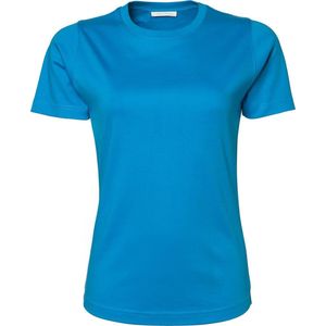 Tee Jays Dames/dames Interlock T-Shirt met korte mouwen (Azuurblauw)