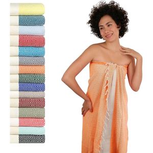 hamam badhanddoek voor dames en heren, grote saunahanddoek, 100 x 200 cm, XXL, lang, ruimtebesparend, licht, saunahanddoek, wellnessdoek, saunakilt accessoires, Fouta hamam badhanddoek groot,