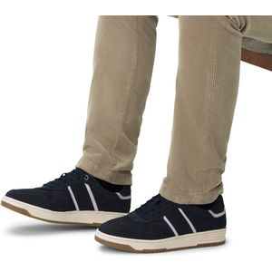 No Stress - Heren - Navy nubuck sneakers - Maat 41