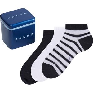 FALKE Happy Box 3-Pack katoen multipack sneakersokken heren veelkleurig - Maat 39-42