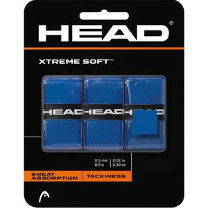 Head Xtreme Soft 3 Pack Tennis - Padel Overgrip blauw