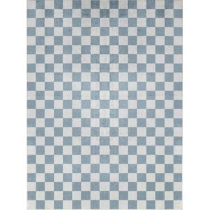 SURYA Vloerkleed - Woonkamer, Slaapkamer - Afwasbaar Scandinavisch Tapijt CHELSEA - Blauw - 160x213 cm