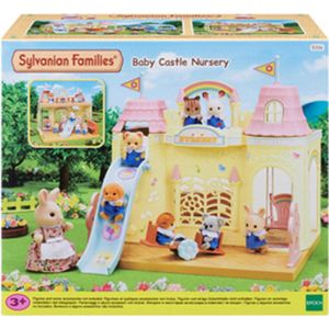 Sylvanian Families  5316 baby creche kasteel- piano- glijbaan- schommel- tafel