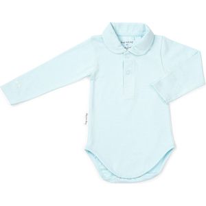 Frogs and Dogs - Polo Romper Basic - Blauw - Maat 62 - Jongens
