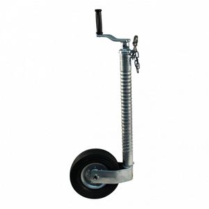 Steunwiel geribd Ø48mm 220x70mm stalen velg - Neuswiel aanhangwagen en vouwwagen - Novio