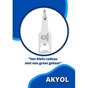 Akyol - i speak fluent sarcasm flesopener - Sarcasme - sarcasm - degene die net iets te vaak sarcastisch is - 105 x 25mm