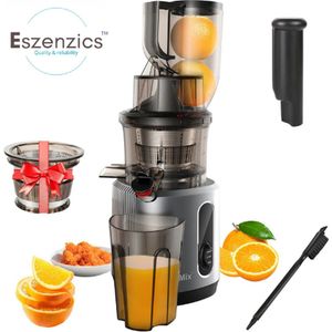 Eszenzics™ Juicer XL - Krachtige 200W Blender - Slowjuicer - Moderne sapcentrifuge - Extra brede invoer - Groente en Fruit - Eenvoudig schoon