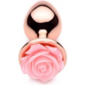 XR Brands Butt Plug - Klein pink