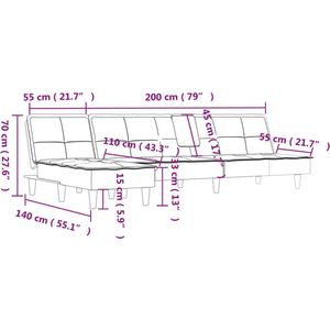 vidaXL-Slaapbank-L-vormig-255x140x70-cm-fluweel-donkergrijs