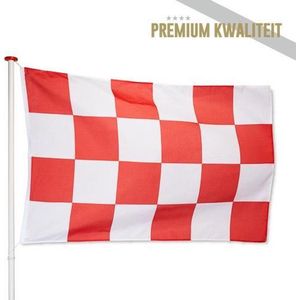 Noord Brabantse Vlag Noord Brabant 100x150cm - Kwaliteitsvlag - Geschikt voor buiten