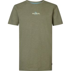 Petrol Industries - Jongens Backprint T-shirt Cascade - Groen - Maat 140