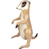 Opblaasbare dieren - beige stokstaartje van 59 cm