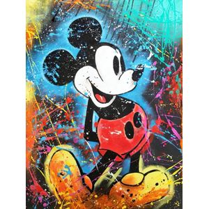 Diamond painting Disney Mickey Mouse 30x40 ronde steentjes