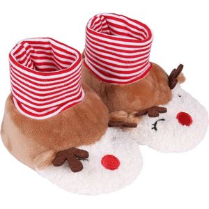 Kerst babyschoentjes Rendier / 9-12m 19 EU