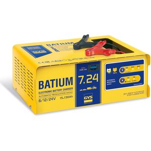 GYS Batium 7-24 volautomatische acculader 6,12 en 24 volt