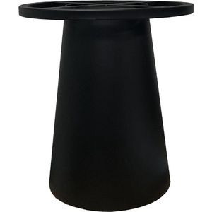 Kegelvormige tafelpoot hoogte 43 cm met wiel radius 40 cm
