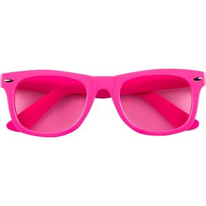 Boland - Partybril Dance neon roze Roze,Neon - Volwassenen - Geen verkleedthema -