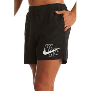 Nike Swim 5 VOLLEY SHORT Heren Zwembroek - Zwart - Maat L