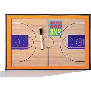 Basketbaltactisch Bord - Coachingsbord voor Basketbal - Met Marker, Magneten en Wisser - Tactische Markeerborden Voor Training en Wedstrijdvoorbereiding