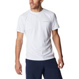 Columbia Zero Rules™ Short Sleeve Shirt Outdoorshirt - Shirt Heren - T-Shirt - Wit - Maat S
