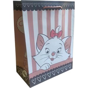 5 Luxe Disney Kitten Marie Cadeautasjes A5 formaat 18x23cm - Disney Papieren cadeautasjes met Full-color bedrukking