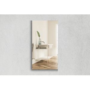Rechthoekige Spiegel - Toiletspiegel - Brons - 50 X 80 cm - Dikte: 4 mm - In Nederland Geproduceerd - Excl. Montageset - Top Kwaliteit Wandspiegel Zonder Lijst