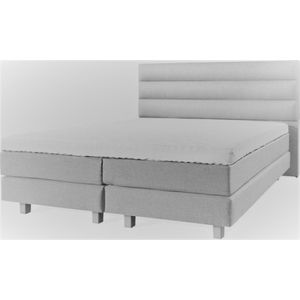 Boxspring Luxe 120x210 Horizon Wit Lederlook