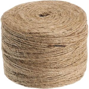 Jute Touw 4 Vlechtsels 35 mm Diameter Spoel van 280 m - Naturel Kleur - Sterk en Duurzaam
