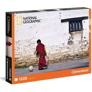 Puzzel National Geographic 1000 stukjes  legpuzzel - voetballende monnik