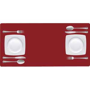 NOOBLU Tafelloper DUBL - Senso Ruby red - Lengte: 95 cm, Aantal: 1 tafelloper