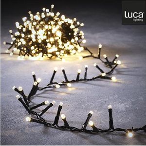 Luca Lighting Diamond Snakelight Kerstboomverlichting met 2000 LED Lampjes - L4300 cm - Klassiek Wit