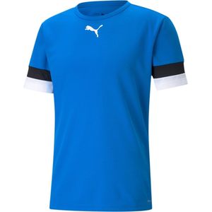 Puma TeamRISE Sportshirt - Maat L  - Mannen - Blauw - Zwart - Wit