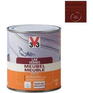 V33 Meubelvernis - Mahonie - 0,5 l - Zijdeglans - 12 m²/l