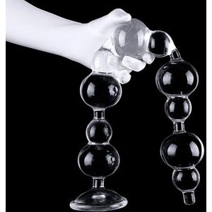 Mega kralen anaalplug - Expander - 62 CM Lang en 6.8CM Breed - Anus - Grote Buttplug - Anale kralen - BDSM - Dilator - Zuignap