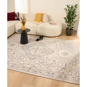 Vintage vloerkleed - Classic Bernard wit/blauw 120x170 cm