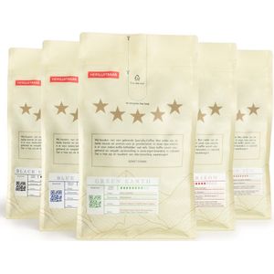 Coffee Goddess | Blend Pakket 5 Kg Verse Koffiebonen - Specialty Coffee - Ambachtelijk gebrand op bestelling - Koffie cadeaupakket
