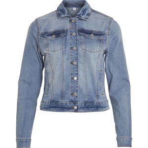 Vila Jas Vishow New L/s Denim Jacket - Noos 14088911 Light Blue Denim Dames Maat - L