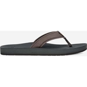 Teva M REFLIP Leren Heren Slippers - Grijs - Maat 45.5