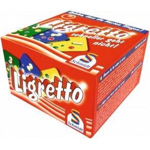 Razendsnel Ligretto Rood kaartspel voor 2-4 spelers | Leeftijd 8+ | Speelduur 10 minuten