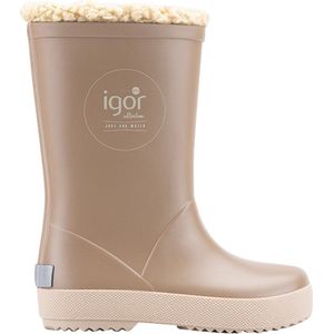 Igor Splash Dk Borreguito Laarzen Rubber Kids Beige