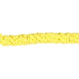 Klei kralen, d: 5-6 mm, gatgrootte 2 mm, geel, 175stuks