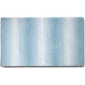Badmat, 65 x 55 cm, Polyester, Freeze Blue - Kela | Ombre
