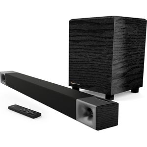 Klipsch Cinema 400 2.1 SOUNDBAR + 8 INCH DRAADLOZE SUBWOOFER