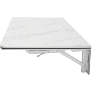 tafel - Roestbestendige aan de muur gemonteerde klaptafel Gemakkelijk schoon te maken Wandgemonteerde klaptafel voor slaapkamer/woonkamer/studeerkamer/keuken