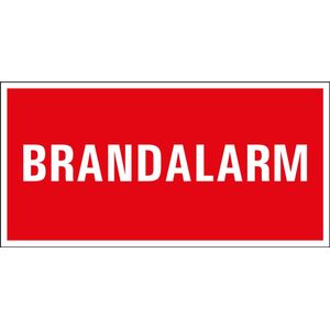 Brandalarm bord 100 x 50 mm