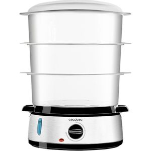 Food Steamer Cecotec Vapovita 3000 800W 9 L Grey Stainless steel 800 W