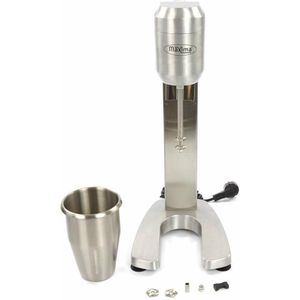Maxima Drink Mixer 1 x 1 L - 1 Beker 2 Snelheden - Drinkmixer voor Milkshakes, Cocktails, Smoothies - RVS - 700ml - Milkshaker - Barmixer