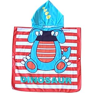 Kids Strand Poncho Dinosaur